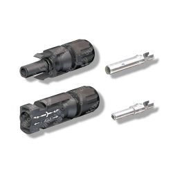 Conectori MC4 pentru panouri solare, 1 set pentru cablu 4 la 6 mm² - Img 2