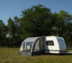 Cort pentru rulota gonflabil Lynx, lungime 200 cm, inclusiv fusta rulota - Img 2
