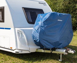 Cover for 2 bikes for caravan carrier