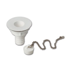 Drain for sinks / bath tubs 30 mm diameter 30 mm, drain 19 mm