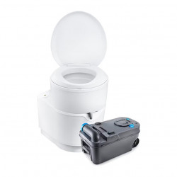 Fixed WC Thetford C223-S with tank emptying from outside, in-ground installation