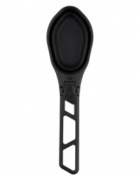 Folding cooking spoon made of glass fibre reinforced nylon