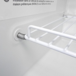 Frigider Freucamp RAE90L, 88l litri cu alimentare pe gaz / 12V / 220V pentru montat in camper, 51 x 75,5 x 59,7 cm - Img 7