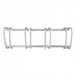 Galvanised steel outdoor bicycle rack, 4 places - Img 4