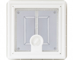Hatch 40 x 40 Fiamma "Vent Crystal" with tilt opening and mosquito net, ceiling 24 - 45 mm - Img 2
