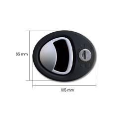Incuietoare completa MAGIC pentru usa de garaj autorulote, Ø 105 x 85 mm - Img 3