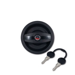 Incuietoare exterioara EUROPA, diametru 100 mm, NEGRU