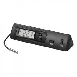 Indoor and outdoor thermometer for caravans or motorhomes