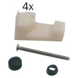 Kit fixare emailat pentru aragaz Dometic EK 2000, 4 buc (407144086)