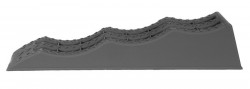 Levelling levelling track for caravans or motorhomes, with three levels and profiled surface, 2 pieces - Img 2