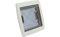 MPK hatch, model 42, 40 x 40 cm, opening on all sides, retractable mosquito screen and mosquito net - Img 4