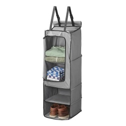 Multifunctional camping organiser with 4 compartments, 34 x 34 x 96 cm - Img 2