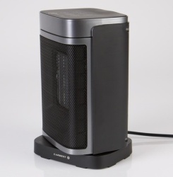 Oscillating fan heater with remote control and display, 750/1500W/ECO - Img 2