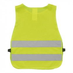 Phosphorescent signalling vest for CHILDREN, green, EN1150 approved - Img 2