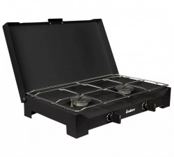 Portable gas stove ENDERS Dalgety 2Z with 2 burners, gas hose included - Img 1