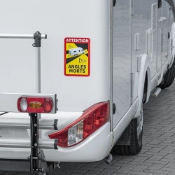Reflective blind spot sticker for motor vehicles mandatory in France - Img 2