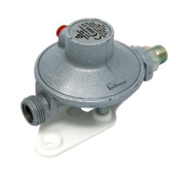 Regulator pentru rulote cu montaj pe perete, conexiune teava, 30mbar, 1,2 kg/h - Img 2