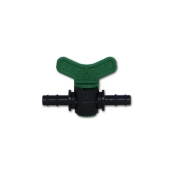 Robinet cu 2 cai pentru furtun Ø10mm
