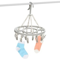Round clothes dryer with hooks for camping - Img 2