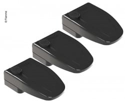 Safety locks "Fiamma Safe Door" with inside fixing, 3 pcs, BLACK