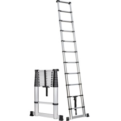 Scara telescopică compactă cu mecanism Soft-Close, extensibilă până la 3,2 metri