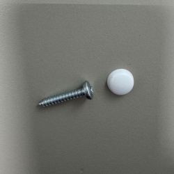 Screw with plastic cap for mounting interior cladding panels, 20 pcs - Img 2