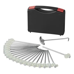Set 20 buc cuie cap fosforescent pentru cort - Img 1