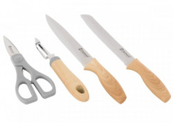 Set of knives with sheath and kitchen accessories "Chena"