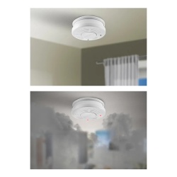 Smoke detector with 9V batteries, no power connection required - Img 6