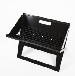 Stainless steel foldable charcoal grill, grill surface 42 x 27 cm - Img 2