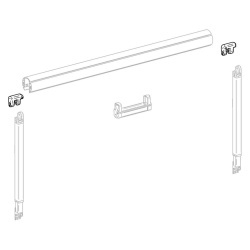 Suport picior de sprijin și braț telescopic Thule pentru Omnistor 1200, 2 bucăți (1500602947)