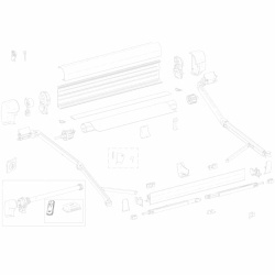 Telecomandă Thule pentru motor din 10/2021, Omnistor 8000/9200 (1500603579)