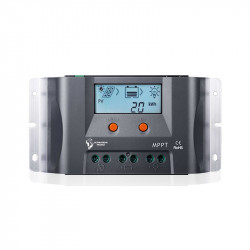 Ultimatron 20A MPPT controller with LCD display for photovoltaic panels