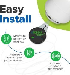 Universal wireless "Mopeka PRO Check" indicator for diesel, oil, water, propane - Img 4