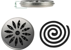 Vas pentru ardere spirale tantari cu 10 spirale citronella - Img 3