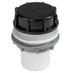 Water filling spout for hose diameter 40 mm
