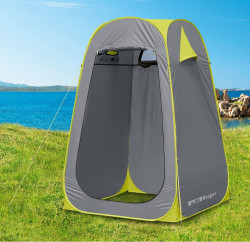 Waterproof shower tent with pop-up quick installation