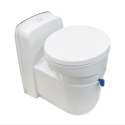 WC fix Sanjo cu golire tanc la exterior, montaj aplicat