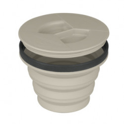 X Seal & Go Medium Colla Collapsible Cup with lid, 400 ml