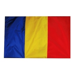 100% polyester flag Romania 40x60cm