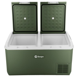 75-litre car fridge, with compressor and cooling/freezing function, 12/24/230V, dual-zone (two compartments) - Img 10