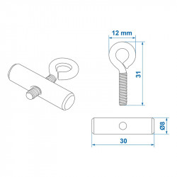 8 - 10 mm rail lock (2 pcs) - Img 4
