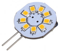 9 LED bulb, 120 lumen, G4 socket