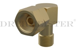 90° hose connection with nut and 1/4" internal thread (on the left); for grills, freezers, etc. - Img 4