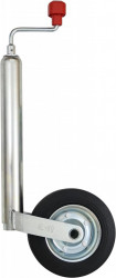 ALKO support / manoeuvring castor, 48mm tubing, metal rim, load 150 kg