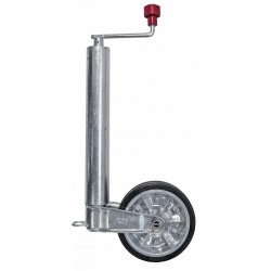 ALKO support / manoeuvring castor, 60 mm tube, metal rim, load 500 kg