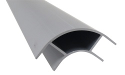 Aluminium corner profile for furniture panel 15 mm