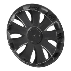 AURA wheel cap with chrome-plated centre ring, 16 inch, BLACK - Img 3