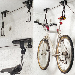 Bicycle roof rack with rubber protection
