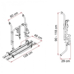 Bike carrier Fiamma Carry-Bike 200D - Img 3